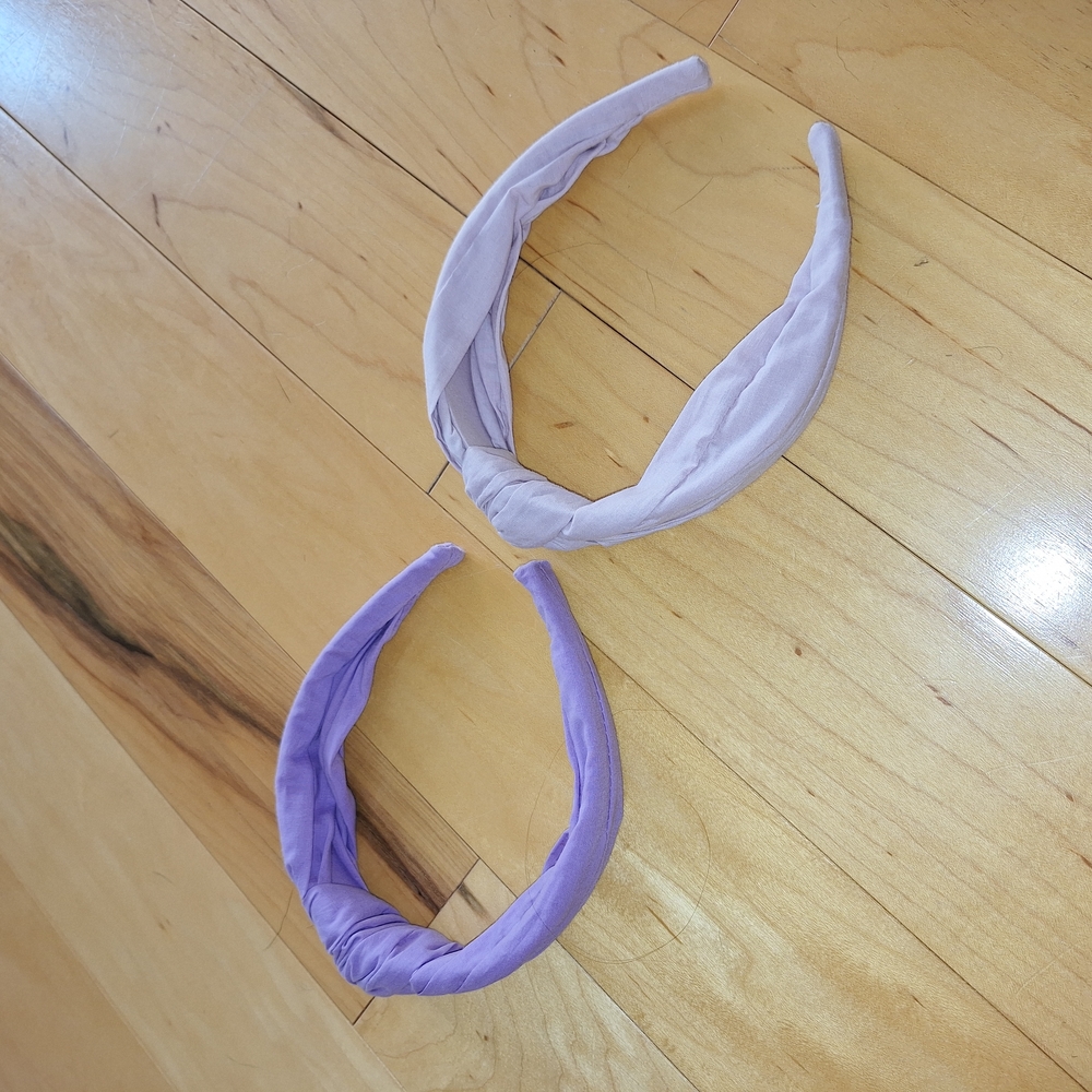 Nwot Set of Two J Crew Lavender and Purple Headbands